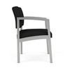 Lesro Black/OnyxGuest Chair, 22.5W24.5L32H, FabricSeat, Lenox SteelSeries LS1101